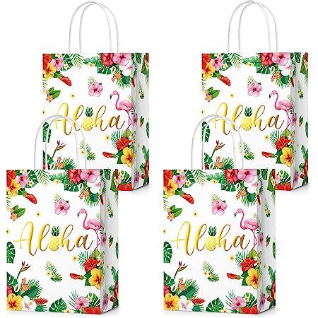 hawaiian party gift bags|tropical gift bags.